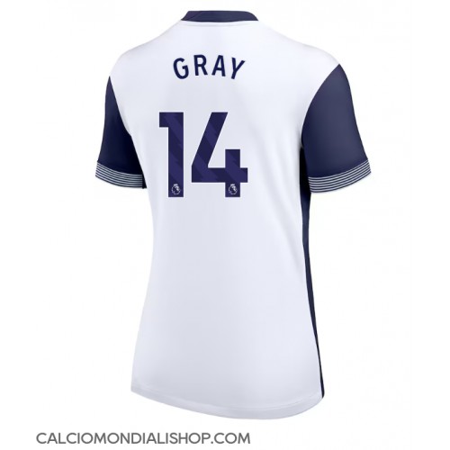 Maglie da calcio Tottenham Hotspur Archie Gray #14 Prima Maglia Femminile 2024-25 Manica Corta